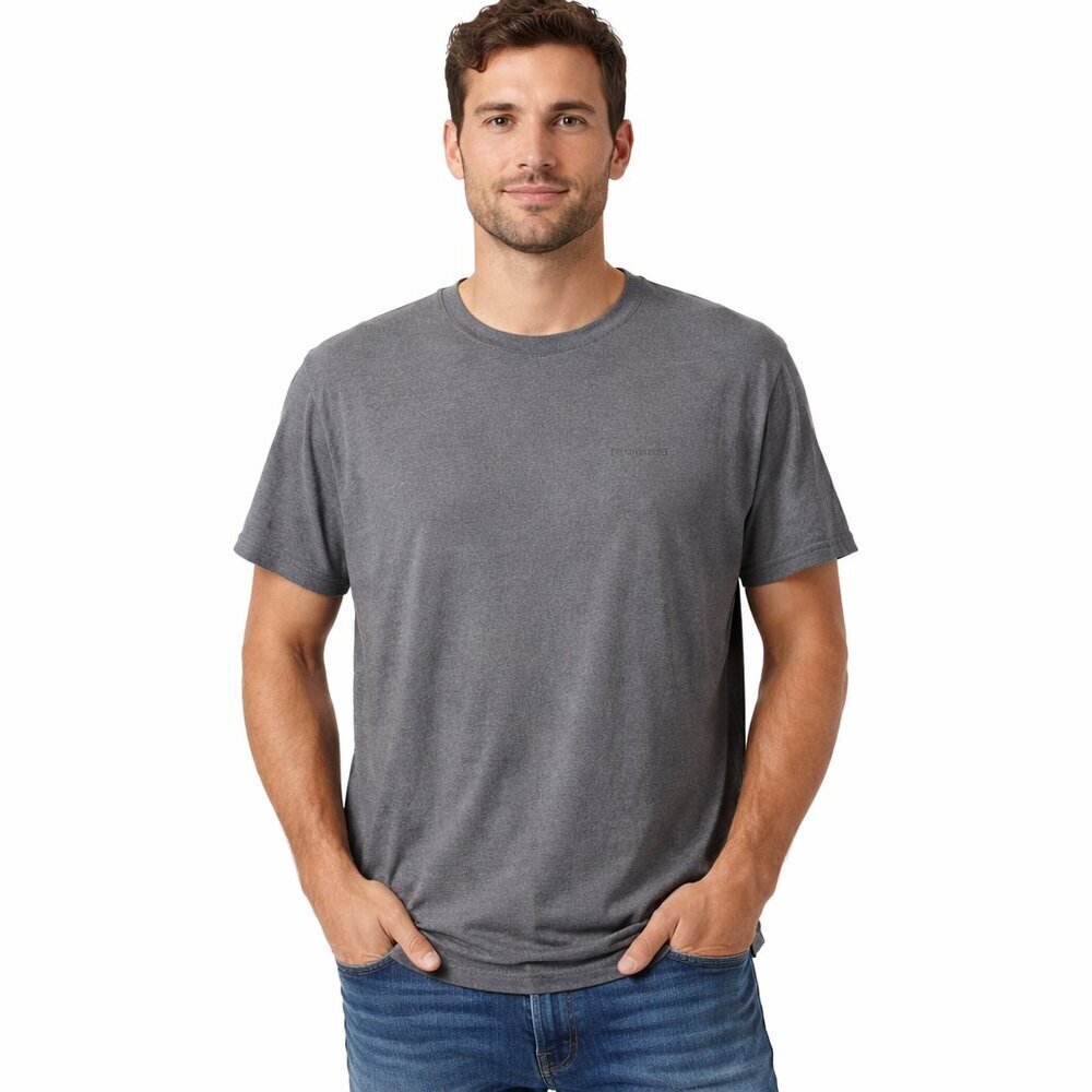 Patagonia Men's Heathered Gray Short-Sleeved Nine Trails Shirt